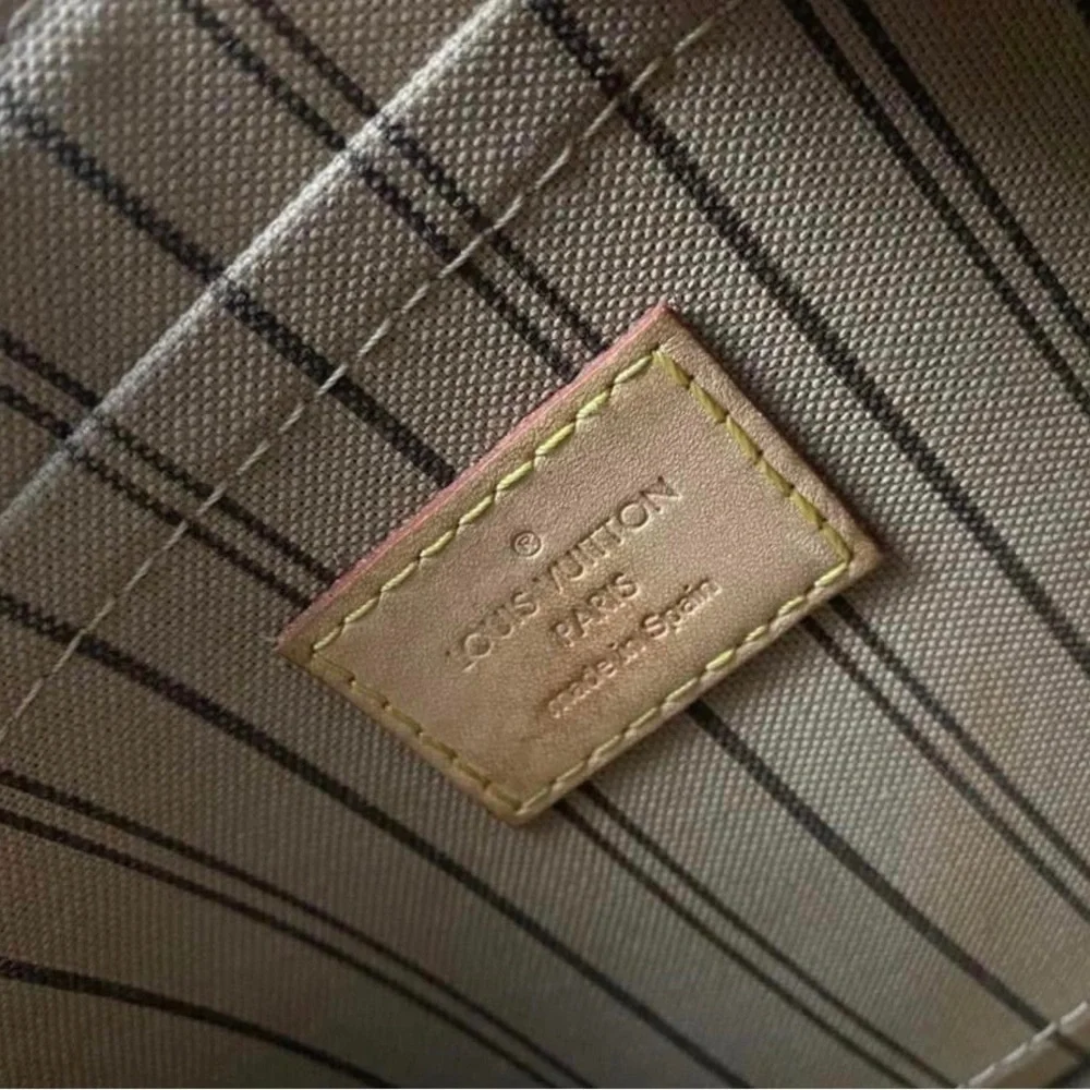 Authentic Louis Vuitton Monogram Oversized‎ Zip Pouch Bag
